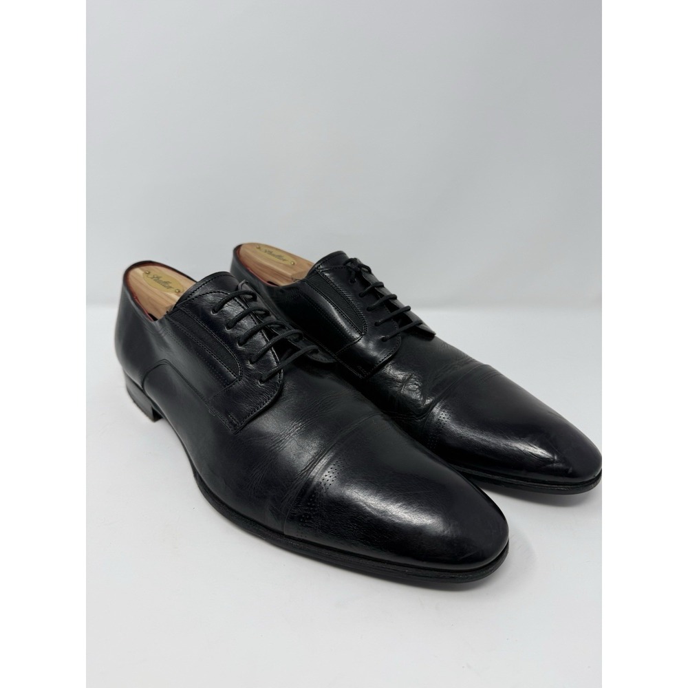 Mezlin  for Ingledew's Mens Black Dress Shoe 9.5 Made In Spain